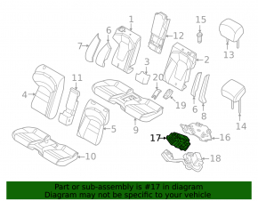 Heated SEAT Control Module Porsche Cayenne 19-26