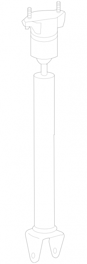 Rear left shock absorber Mercedes W164 ML