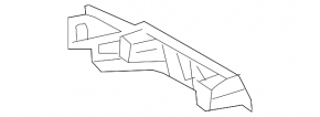 Left rear bumper bracket Mercedes S-class W222 14-20 hybrid
