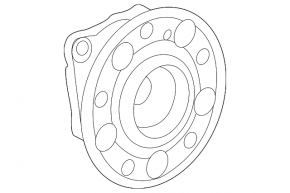 Rear left hub Mercedes A-class V177 19-22 FWD