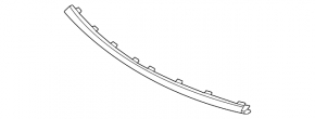 Upper center front bumper molding for Mercedes GLA 35/45 21-23 AMG pkg