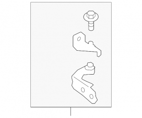 Door hinge lower front left Ford Explorer 20-