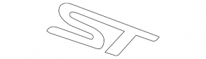 Ford Fiesta 14-19 "ST" grille emblem