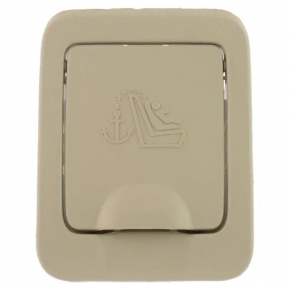 Child seat mounting cap for rear shelf of Ford Fusion mk5 13-16 beige