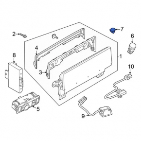 Ford Mustang Mach-E 21-25 dashboard light sensor