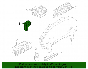 Ford Mustang Mach-E 21-25 dashboard light sensor