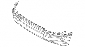 Front Bumper Bare Ford Bronco Sport 21-25