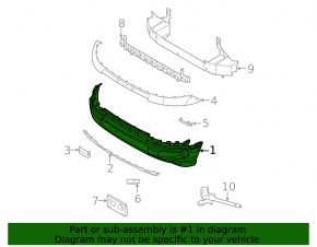 Front Bumper Bare Ford Bronco Sport 21-25