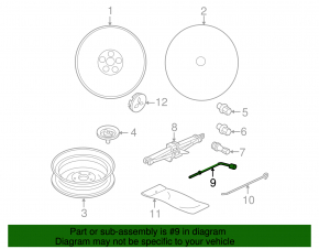 Mitsubishi Galant 04-12 Balloon Wrench