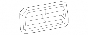 Left ventilation shield Chevrolet Bolt 17-