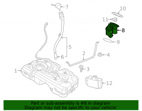 Fuel pump for BMW X1 F48 16-22 B46