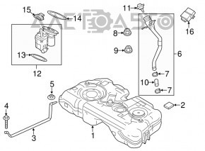 Fuel pump petrol pump Mini Cooper Countryman F60 17-24