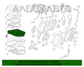 Rear seats, row 2, Mercedes W211 E350