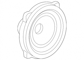 Speaker rear right Chevrolet Camaro 16- dented