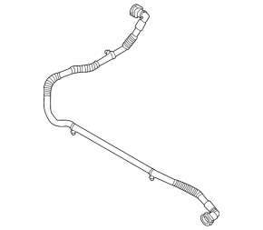 Left upper cooling system hose for Kia EV6 22-24