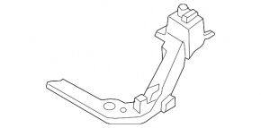 Lower Front Left Wing Bracket Volvo XC40 19-25