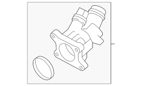 Thermostat housing Volvo XC60 22-26 B5, B6