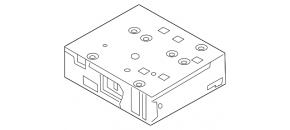 Radio tape recorder Audi A6 C7 16-18 rest Bose
