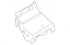 BMW X1 F48 20-22 center console pocket box