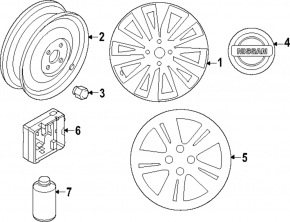 Nissan Ariya 23-25 Tire Inflation Compressor