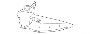 Rear bumper guard left Subaru Impreza 5d 17-23