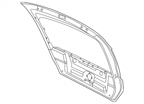 Naked tailgate VW Beetle 12-19