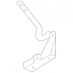Hood hinge left VW Jetta 11-18 USA