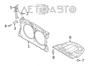 TV panel radiator Nissan Altima 19-
