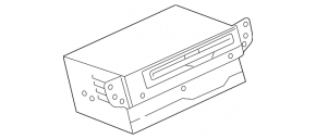 Radio tape recorder BMW X3 G01 18-21 with disk drive, without navigation, Harman Kardon