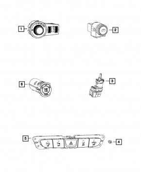 Jeep Cherokee KL 19-20 Brake Pedal Sensor