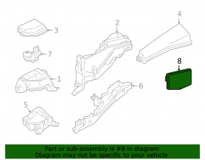 Light block junction block Toyota Avalon 13-18