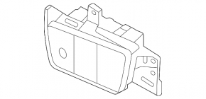 Hyundai Tucson 22-24 dashboard button block for electric tailgate, 1.6T HEV