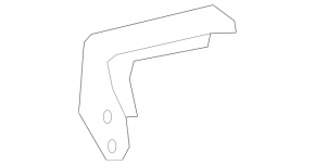 Front muffler bracket Mercedes C-class W205 300/350e/350h 15-18 on the body