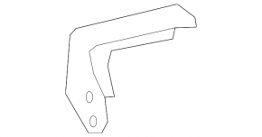 Front muffler bracket Mercedes C-class W205 300/350e/350h 15-18 on the body