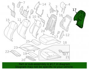 Mercedes W213 E 17-23 rear passenger seat trim, beige, for cleaning