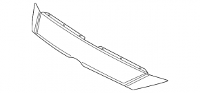 Upper radiator grille trim for Mazda 3 17-18 BM
