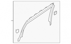 Door frame inner rear left Ford C-max MK2 13-18