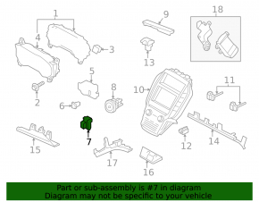 PARKING button Lincoln MKC 15-