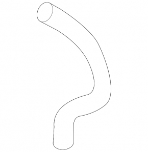 Mitsubishi Outlander Sport ASX 11-26 cooling system hose from the expansion tank