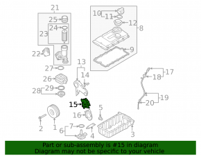 Timing Belt Guard VW Passat b7 12-15 USA 2.0 TDI Inner