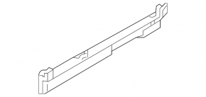 Upper radiator deflector Nissan Altima 19-24 2.5