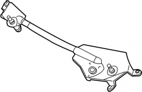 Windscreen wiper linkage with motor for Infiniti FX35 FX45 03-08