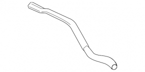 Left wiper arm Volvo XC60 18-24 with nozzles without heating