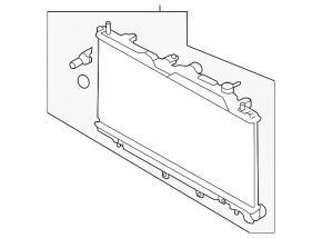 Radiator cooling water Subaru Legacy 15-19 TYC