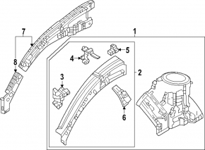 Front right quarter Honda CRV 23- HEV