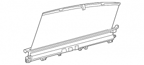 Rear right door curtain for Lexus ES 19-26