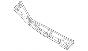 Windscreen wiper grille plastic Nissan Sentra 13-19