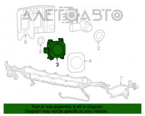 Radar cruise Jeep Cherokee KL 14-