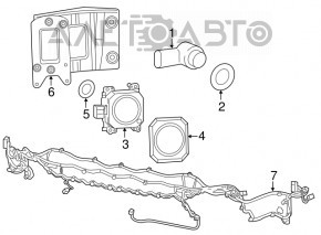 Radar cruise Jeep Cherokee KL 14-
