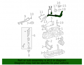 Lexus GX470 03-09 Fuel Filler Neck